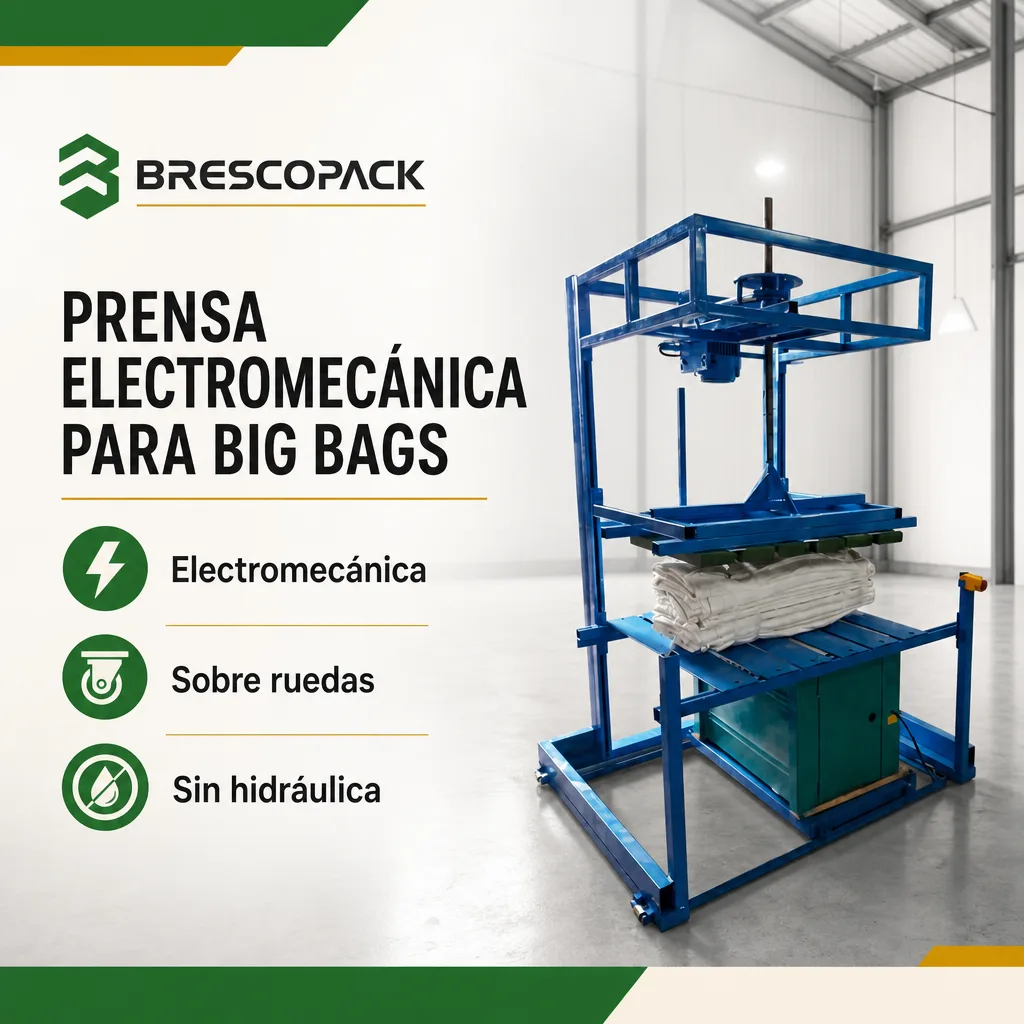 Prensa Electromecánica para Big Bags Brescopack — vista 7