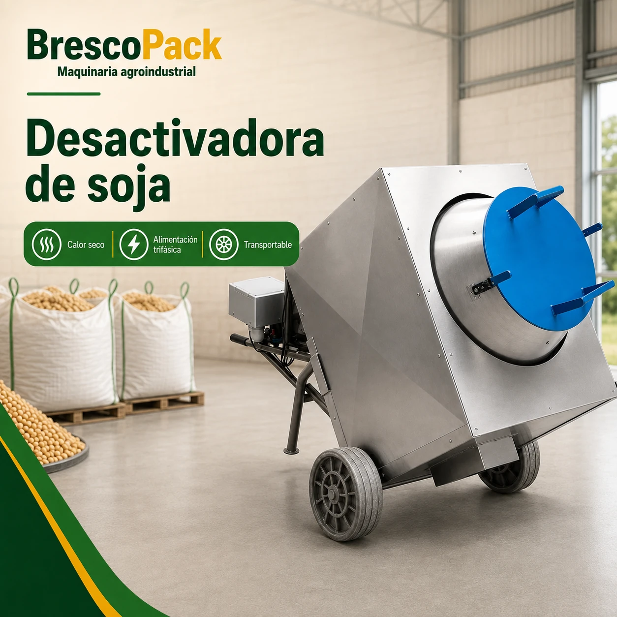 Desactivadora de Soja: detalle 1