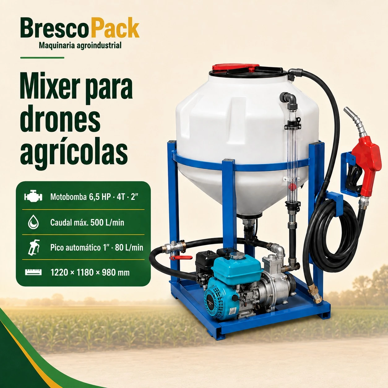 Mixer para Drones Agrícolas: detalle 1