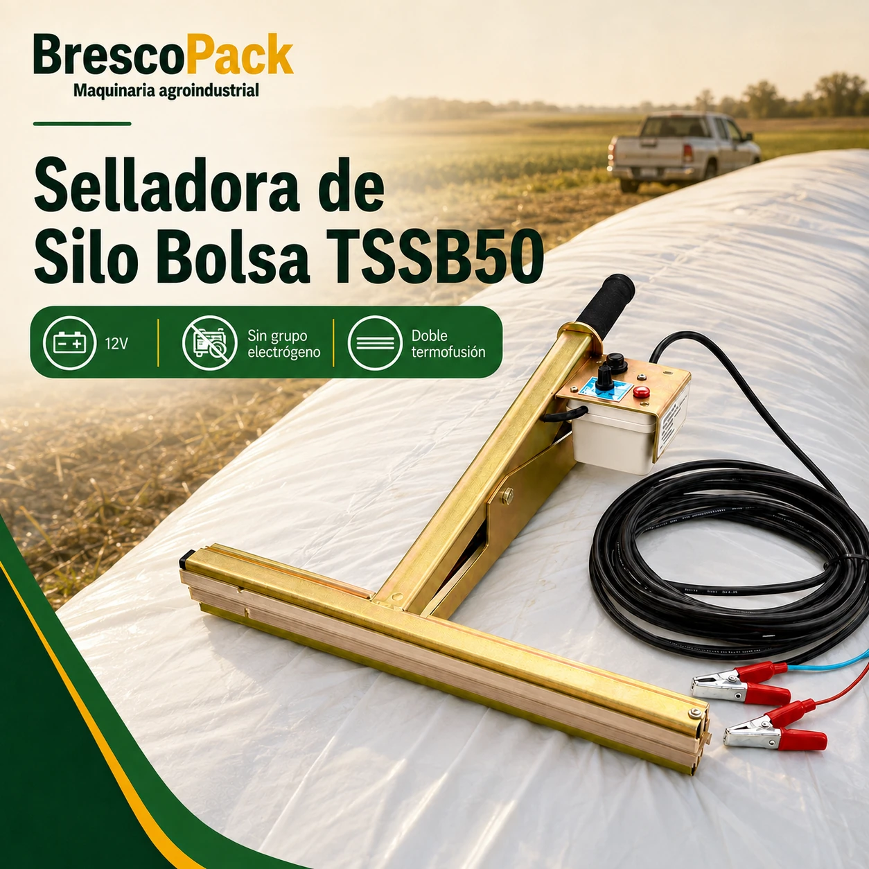 Selladora de Silo Bolsa TSSB50: detalle 1