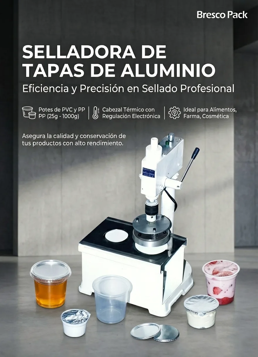 Selladora de Tapas de Aluminio Brescopack — vista 3